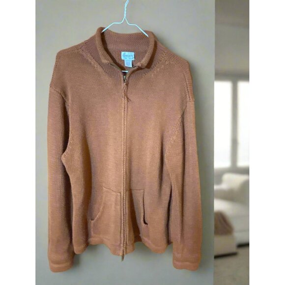 Chico’s Zip-Up Knit Cardigan - Picture 2 of 4